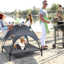 Load image into Gallery viewer, Elevated Dog Bed with Removable Canopy
