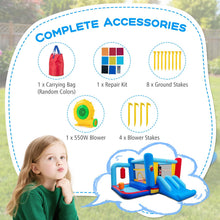 Load image into Gallery viewer, Kids Bouncy Castle, Inflatable Bounce House with Slide
