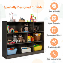 Load image into Gallery viewer, 3-Tier Children Storage Shelf Unit for Kids Room
