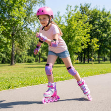 Load image into Gallery viewer, Kids Inline Skates for Boys &amp; Girls, 4 Sizes Adjustable Blades Roller Skates
