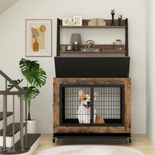 Load image into Gallery viewer, Dog Crate Furniture with Storage Shelves
