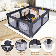 Load image into Gallery viewer, Indoor Safety Play Fence Infant Activity Center with 50 Ocean Balls
