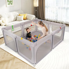 Load image into Gallery viewer, Indoor Safety Play Fence Infant Activity Center with 50 Ocean Balls
