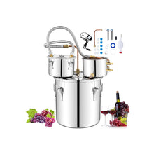 Load image into Gallery viewer, 22L Stainless Steel Water Alcohol Distiller with Build-in Thermometer
