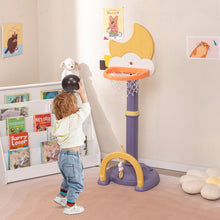 Load image into Gallery viewer, 4-In-1 Kids Basketball Hoop with Adjustable Height for Kids
