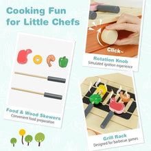 Load image into Gallery viewer, Kids Play Kitchen Set Wooden Kitchen Playset with Cooking &amp; Gardening Accessories
