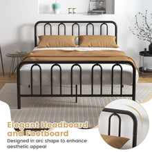Load image into Gallery viewer, King Size Metal Bed Frame with Headboard and Footboard

