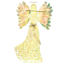Load image into Gallery viewer, Lighted Angel Christmas Decoration with Flute and 250 LED Lights
