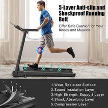 Load image into Gallery viewer, Folding Treadmill Electric Running Machine with 12 Preset Programs 2 Modes LED
