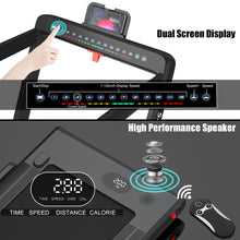 Load image into Gallery viewer, 2 in 1 Folding Treadmill Electric 1-12KM/H Walking Running Machine Bluetooth
