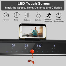 Load image into Gallery viewer, Folding Treadmill Electric Running Machine with 12 Preset Programs 2 Modes LED
