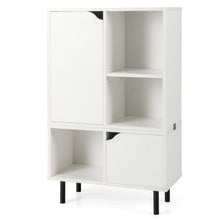 Load image into Gallery viewer, Stackable Bookcase with Adjustable Shelf and Cubes for Living Room Bedroom
