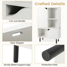 Load image into Gallery viewer, Stackable Bookcase with Adjustable Shelf and Cubes for Living Room Bedroom
