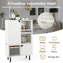 Load image into Gallery viewer, Stackable Bookcase with Adjustable Shelf and Cubes for Living Room Bedroom
