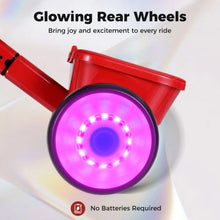 Load image into Gallery viewer, Toddler Tricycle Bike with Glowing Wheels and 4-Level Adjustable Seat
