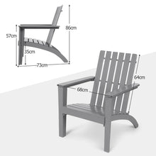 Load image into Gallery viewer, Wood Adirondack Chair with Solid Acacia Wood and 160KG Weight Capacity
