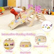 Load image into Gallery viewer, Wooden Montessori Climbing Set with Climbing Rope and Ladder
