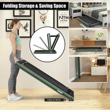 Load image into Gallery viewer, 2 in 1 Folding Treadmill Electric 1-12KM/H Walking Running Machine Bluetooth
