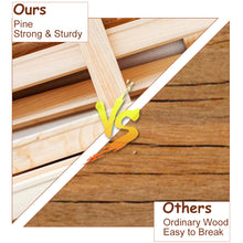 Load image into Gallery viewer, 4 Panels Folding Pet Dog Gate Fence Child Safety Barrier Freestanding Pine Wood
