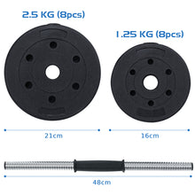 Load image into Gallery viewer, 30KG Dumbbells Set Adjustable Dumbbell Barbell Weight Lifting Training Equipment
