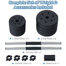Load image into Gallery viewer, 30KG Dumbbells Set Adjustable Dumbbell Barbell Weight Lifting Training Equipment
