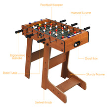 Load image into Gallery viewer, Folding Football Table Indoor Recreational Soccer Game Desk Top for Kids Adults
