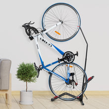 Load image into Gallery viewer, Bike Rack Floor Stand for Vertical and Horizontal Carbon Steel Space Saving Bike Rack Stand
