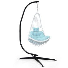 Load image into Gallery viewer, Large Heavy Duty C-stand Hanging Swing Egg Chair Hammock Frame W/ X Base 150KG
