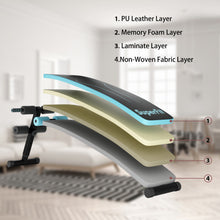 Load image into Gallery viewer, Adjustable Sit Up Bench Abdominal Exercise Training Workout Machine Home Gym
