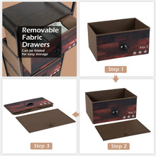 Load image into Gallery viewer, 4 Drawer Fabric Dresser Tower Vertical Storage Chest Organizer Unit Steel Frame
