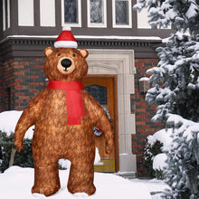 Load image into Gallery viewer, 220cm Inflatable Christmas Bear Built-in LED Lights Xmas Decoration In/Outdoor
