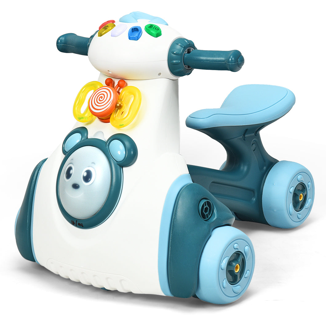 Baby Ride On Scooter Musical Ride On Toy Toddler Walker Kids Activity Center