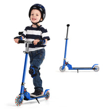 Load image into Gallery viewer, Kids Aluminum Folding Stunt Scooter Adjustable T-Bar Push Kick Light Up 2 Wheels
