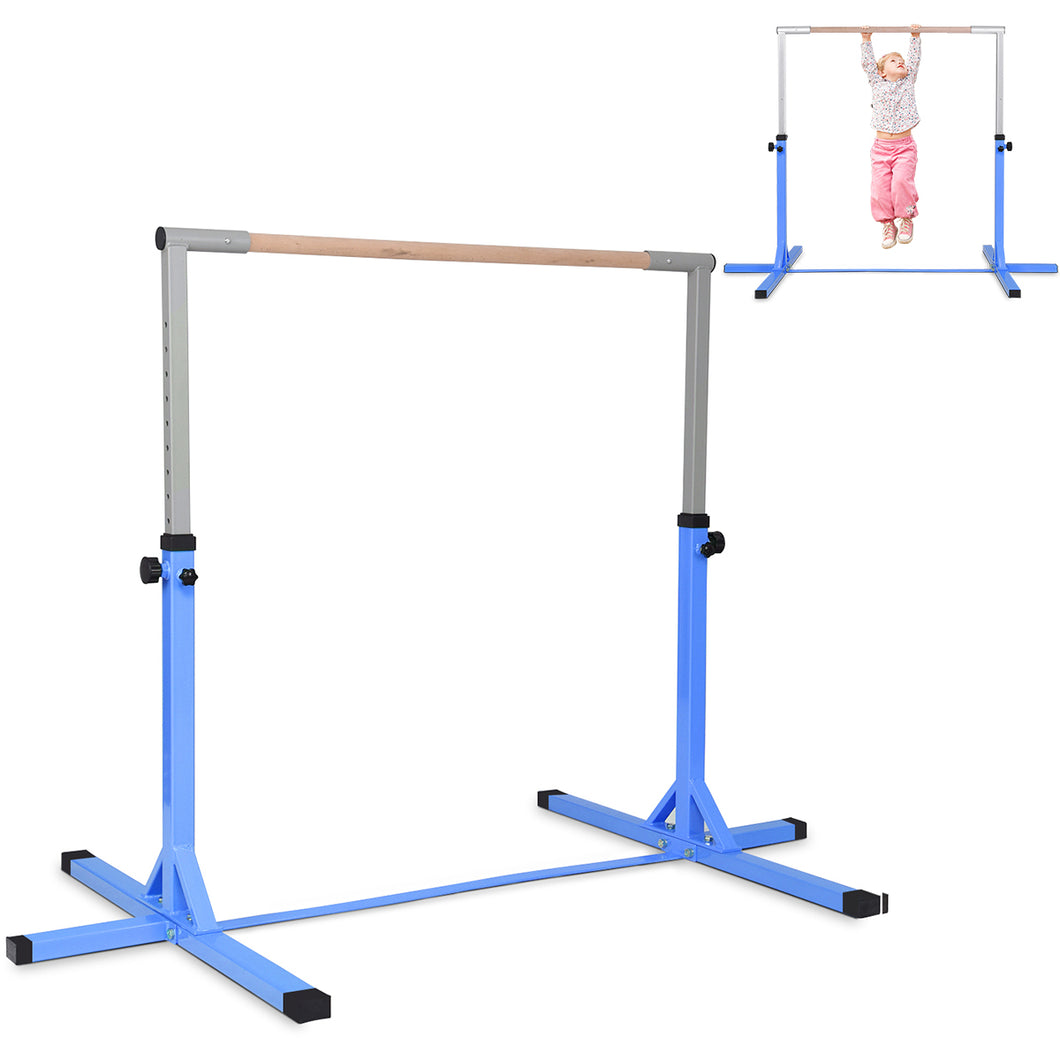 Gymnastics Training Bar Adjustable Horizontal Bars Children Kids Home Gym