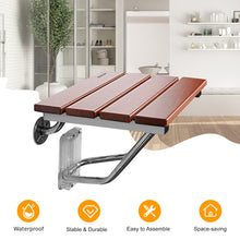 Load image into Gallery viewer, Wall Mounted Shower Spa Seat Bench Foldable Shower Seat Stool Bathroom Chair
