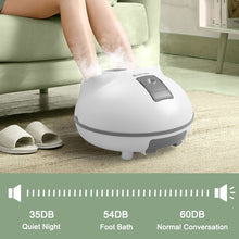 Load image into Gallery viewer, Electric Steam Foot Spa Bath Massager Foot Massage Machine 3-Level Temperature
