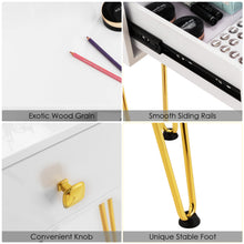 Load image into Gallery viewer, Vanity Dressing Table Set Makeup Desk Stool LED Light Storage Drawers Mirror
