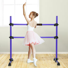 Load image into Gallery viewer, Double Ballet Barre Stretch Bar Portable Freestanding Dance Exercise Equipment
