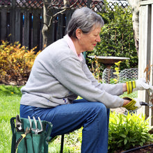 Load image into Gallery viewer, Folding Garden Kneeler and Seat Portable Kneeling Padded Stool W/ 2 Tool Pouches
