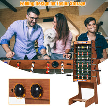 Load image into Gallery viewer, Folding Football Table Indoor Recreational Soccer Game Desk Top for Kids Adults
