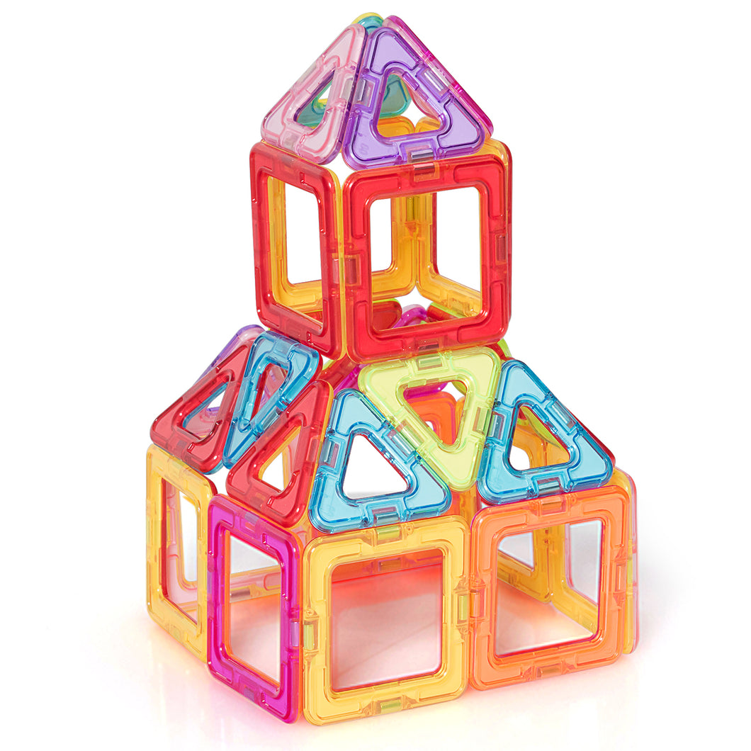 77pcs Magnetic Building Blocks Set 3D Magnet Building Tiles Intellectual Educational Colorful Toys Construction for 3+ Year Old Kids