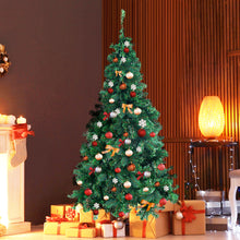 Load image into Gallery viewer, 5FT Artificial Christmas Tree Green Xmas Decorations with Foldable Metal Stand
