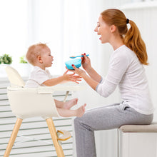 Load image into Gallery viewer, Wooden Baby Highchair Infant Child Feeding Seat Detachable Comfortable Cushion
