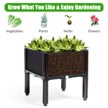 Load image into Gallery viewer, Set of 4 Raised Garden Bed Kits Elevated Flower Vegetable Herb Grow Planter Box
