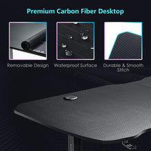 Load image into Gallery viewer, Gaming Computer Desk PC Racing Table USB Game Handle Rack Workstation Study
