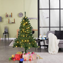 Load image into Gallery viewer, 4FT Artificial Christmas Tree Luxury Pre-lit Green Xmas Trees11 Modes LED Lights
