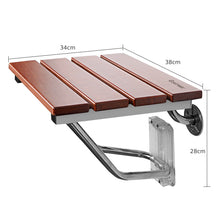 Load image into Gallery viewer, Wall Mounted Shower Spa Seat Bench Foldable Shower Seat Stool Bathroom Chair
