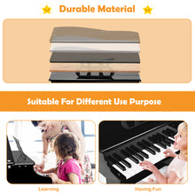 Load image into Gallery viewer, 30-Key Kids Wooden Keyboard Mini Grand Piano with Stool Musical Instrument Toy

