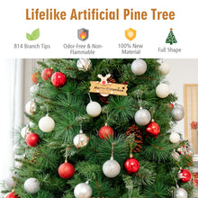 Load image into Gallery viewer, 6ft Artificial Christmas Tree Unlit Life-Like Pine Tree Premium Hinged Xmas Tree
