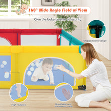 Load image into Gallery viewer, Large Baby Playpen Kids Activity Center w/ 50 PCS Ocean Balls Infant Safety Gate
